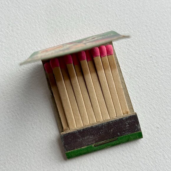 1930s Antique Christmas Holiday Matchbook - Picture 3 of 3